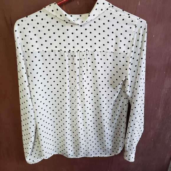 EUC Polkadot Work button up XS - Picture 4 of 6